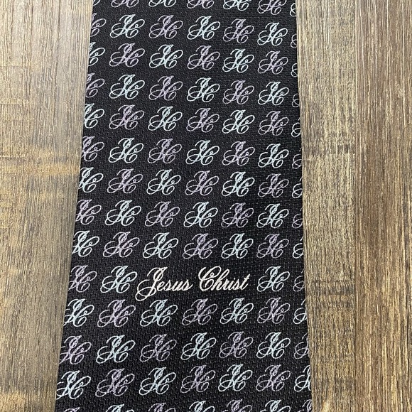 Appointed Apparel Christian Tie-"Jesus Christ" Men's Tie Church Jesus 100 % Silk - Picture 8 of 9